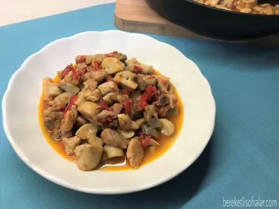 Mantarlı Tavuk Sote