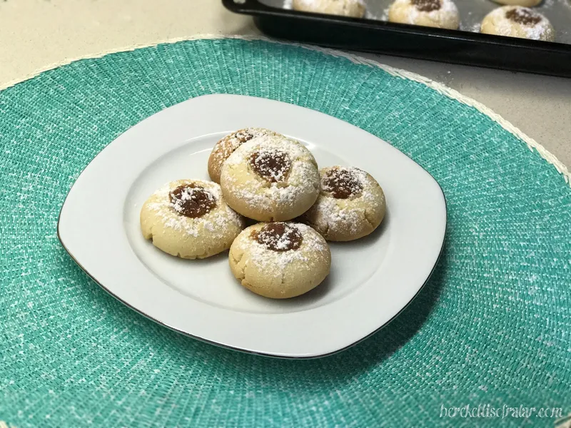 Elmalı Düğme Kurabiye