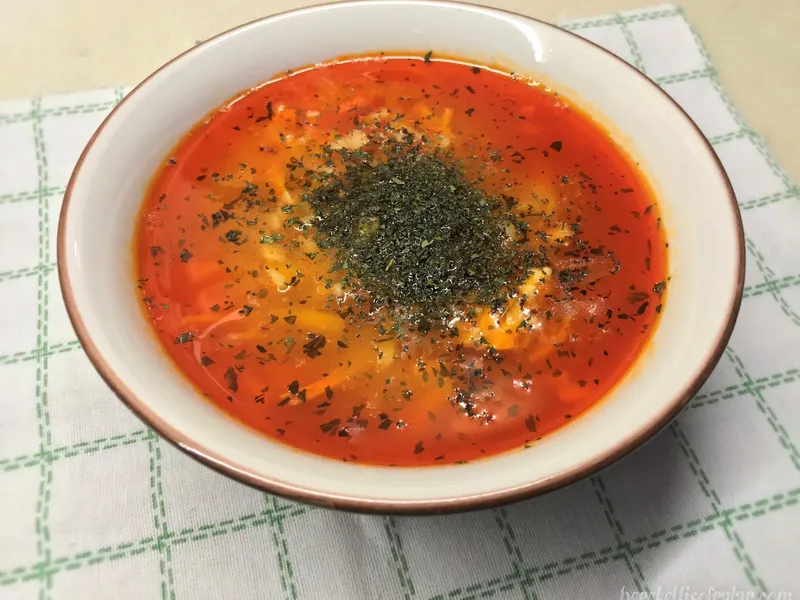 Tavuklu Kesme Çorbası