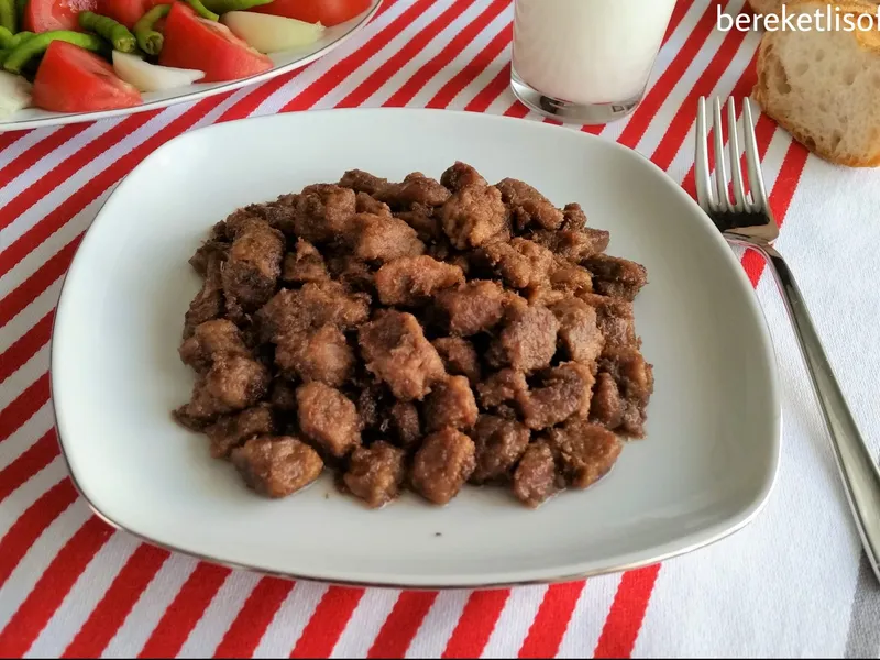 Düdüklüde Lokum Gibi Kavurma